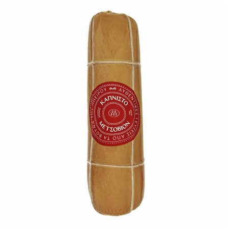Καπνιστό Τυρί 2.5kg – Παραδοσιακό σκληρό τυρί από αγελαδινό & αιγοπρόβειο γάλα, με ήπια καπνιστή γεύση & πικάντικη επίγευση | Μετσόβιον Τυροκομείον