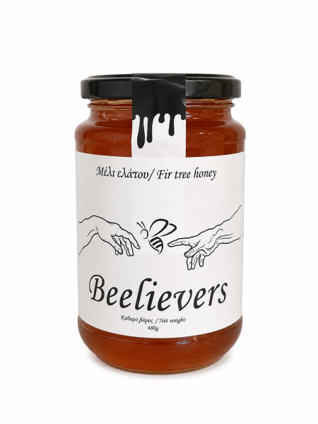 Μέλι Ελάτου 480g | Beelievers | Φυσικό Ελληνικό Μέλι
